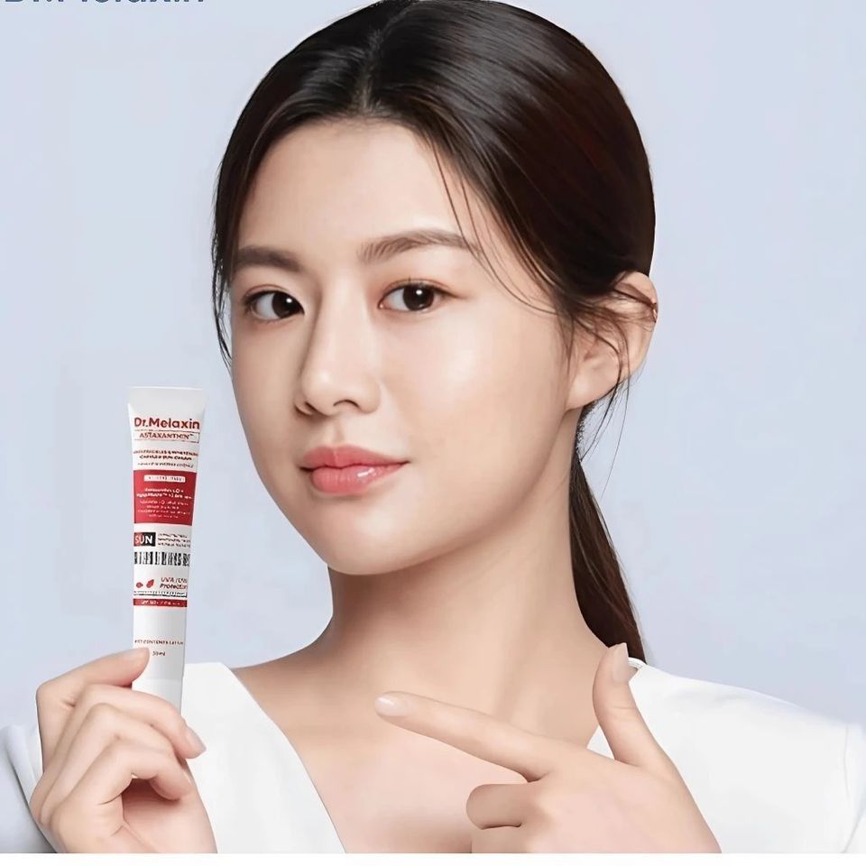 Kem Chống Nắng Dr.Melaxin Astaxanthin SPF 50+ - Chống Nắng Hiệu Quả, Làm Sáng Da, Ngăn Ngừa Tàn Nhang - 50ml
