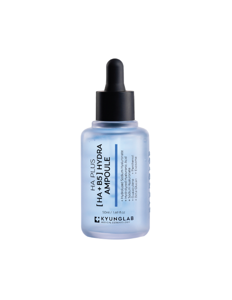 Tinh Chất Kyung Lab HA Plus [HA + B5] Hydra Ampoule 50ml - Serum Cấp Nước Phục Hồi Da, Làm Dịu Tổn Thương, Dưỡng Ẩm Da Mịn Màng