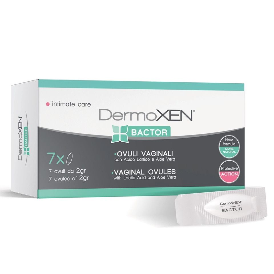 Viên Đặt Vùng Kín Dermoxen Bactor - Hỗ Trợ Tái Tạo Niêm Mạc, Cân Bằng pH, Duy Trì Môi Trường Sạch Khỏe Cho Phụ Nữ