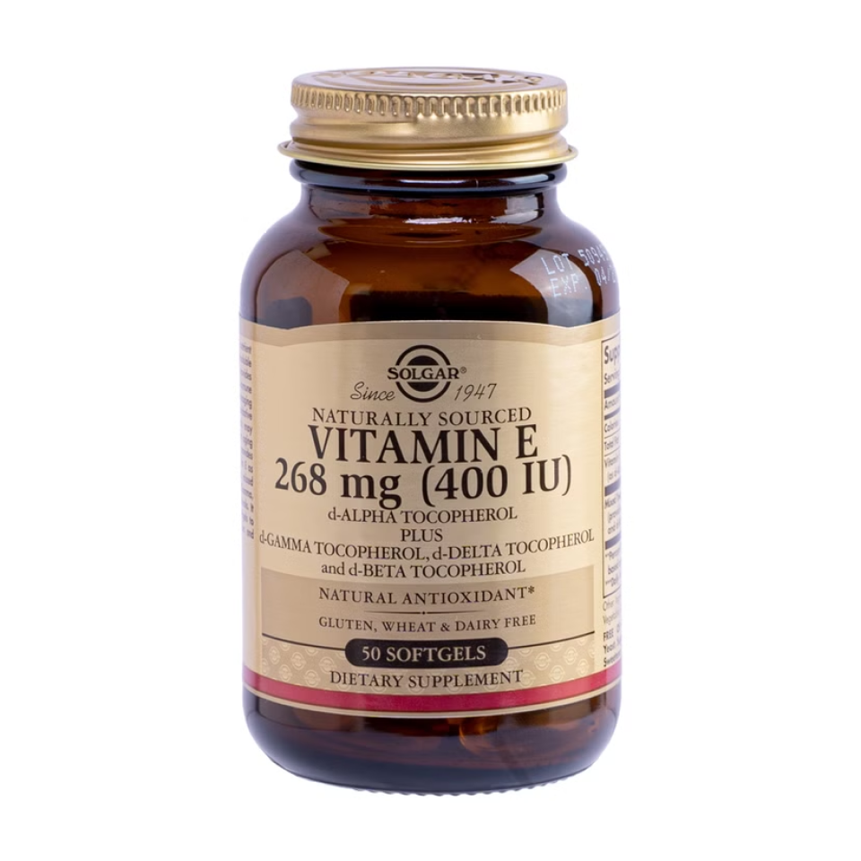 Viên Uống Solgar Vitamin E 268mg (400 IU) - Bổ Sung Vitamin E Tự Nhiên Giúp Bảo Vệ Làn Da và Hệ Miễn Dịch