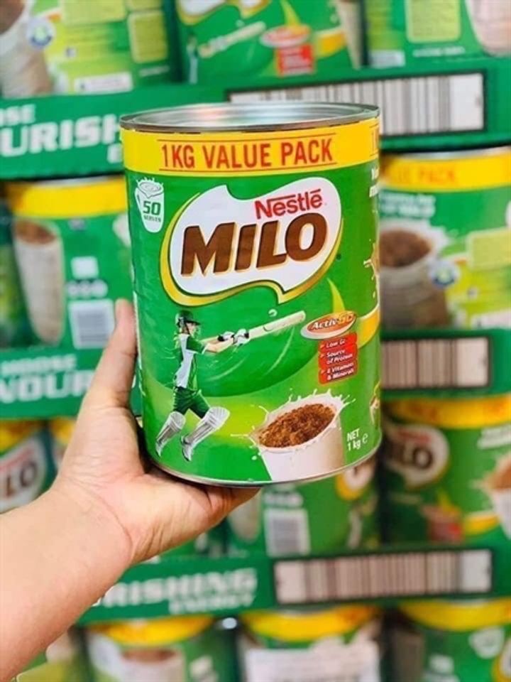 Sữa Milo Úc 1kg - Thức Uống Bổ Dưỡng Cho Trẻ Em và Người Lớn - Năng Lượng và Vitamin Hương Vị Socola Thơm Ngon