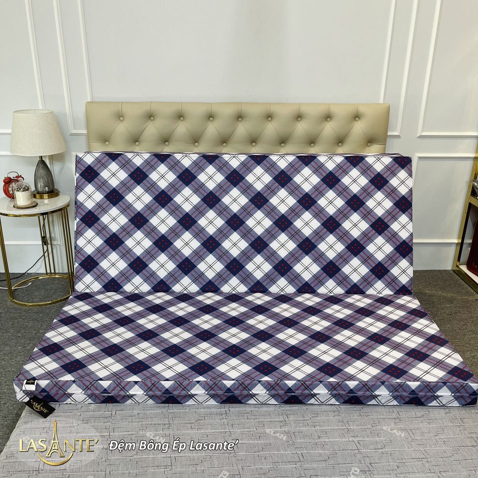 Đệm bông ép tinh khiết chính hãng Lasante 200x220x9 cm