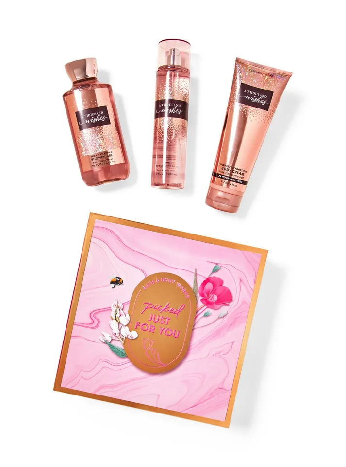 Bộ quà tặng Bath and Body Works A Thousand Wishes Picked Just For You