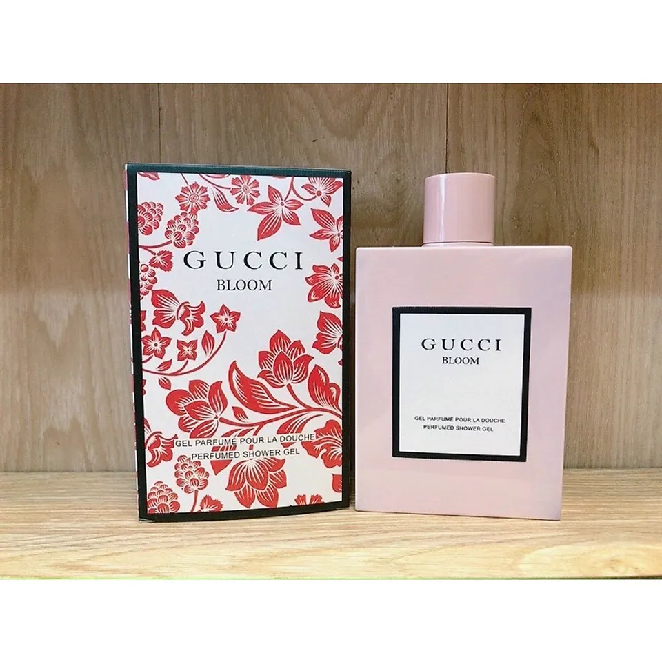 Sữa tắm dubai hương nước hoa nữ gucci bloom 380ml chai hồng