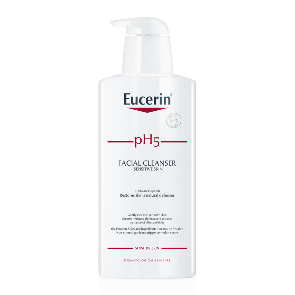 Sữa Rửa Mặt Dịu Nhẹ Da Nhạy Cảm Eucerin pH5 Facial Cleanser 400ml