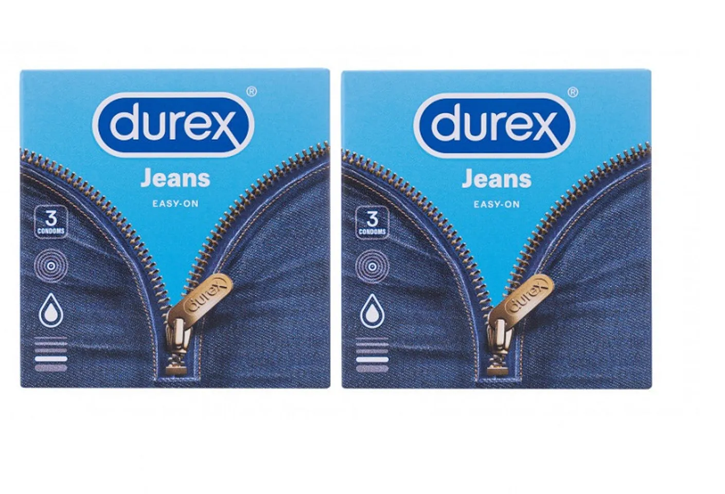 Combo 2 Hộp Bcs Durex Jeans Nhiều Chất Bôi Trơn H3
