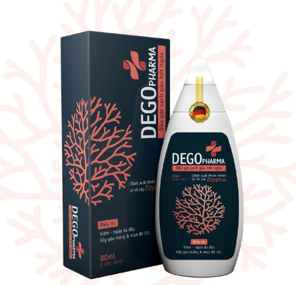 Dầu gội Dego Pharma hỗ trợ ngăn ngừa nấm, ngứa da đầu