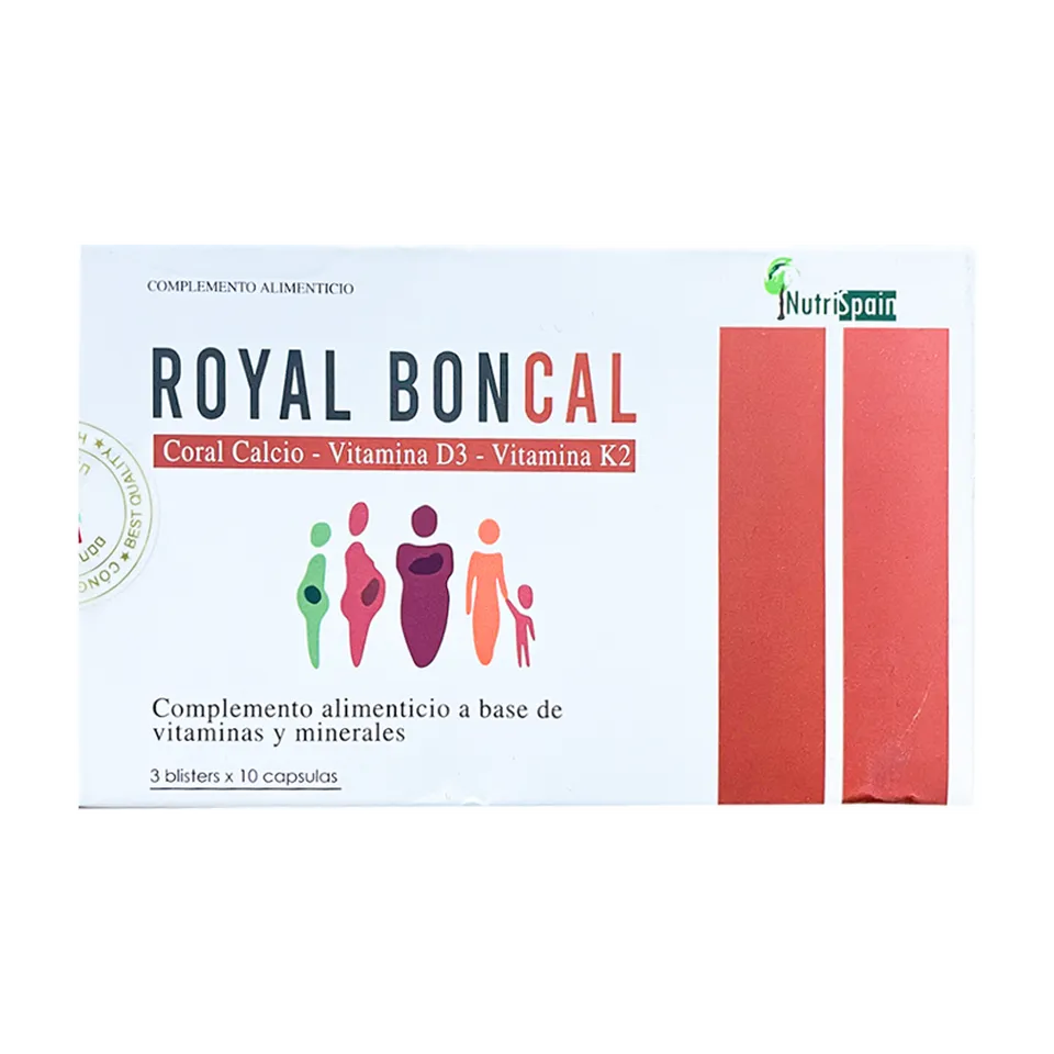 Viên Uống Bổ Sung Canxi, Vitamin D3 Royal Boncal