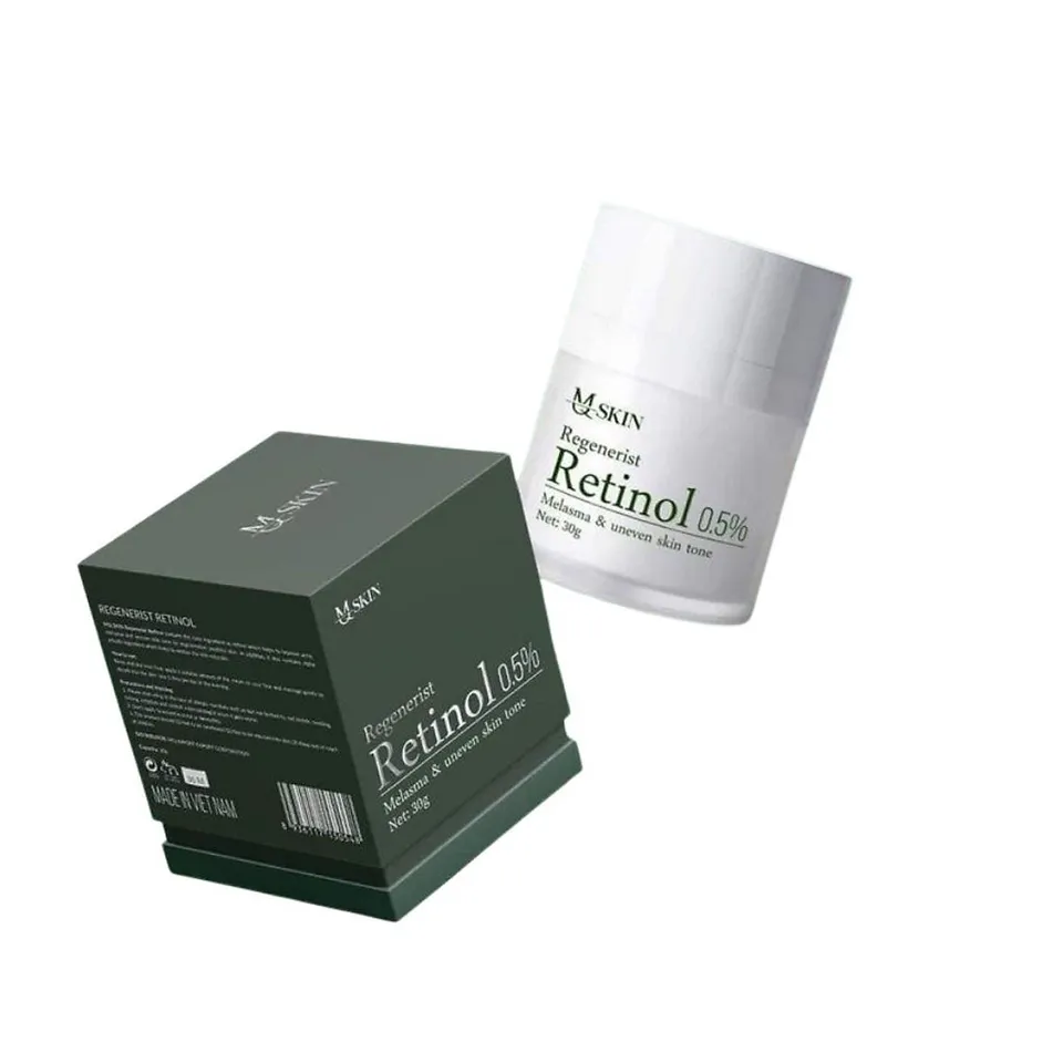 Kem Retinol 0.5% MQ Skin 30g giúp Da căng bóng mịn màng