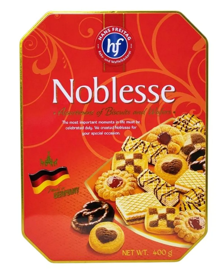 Bánh quy hans freitag noblesse nhập khẩu từ đức (400g)
