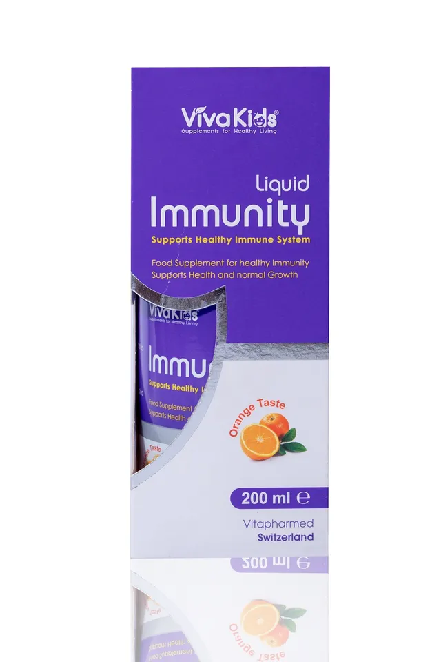 Siro tăng cường miễn dịch cho bé VivaKids Immunity nhập khẩu Thụy Sĩ