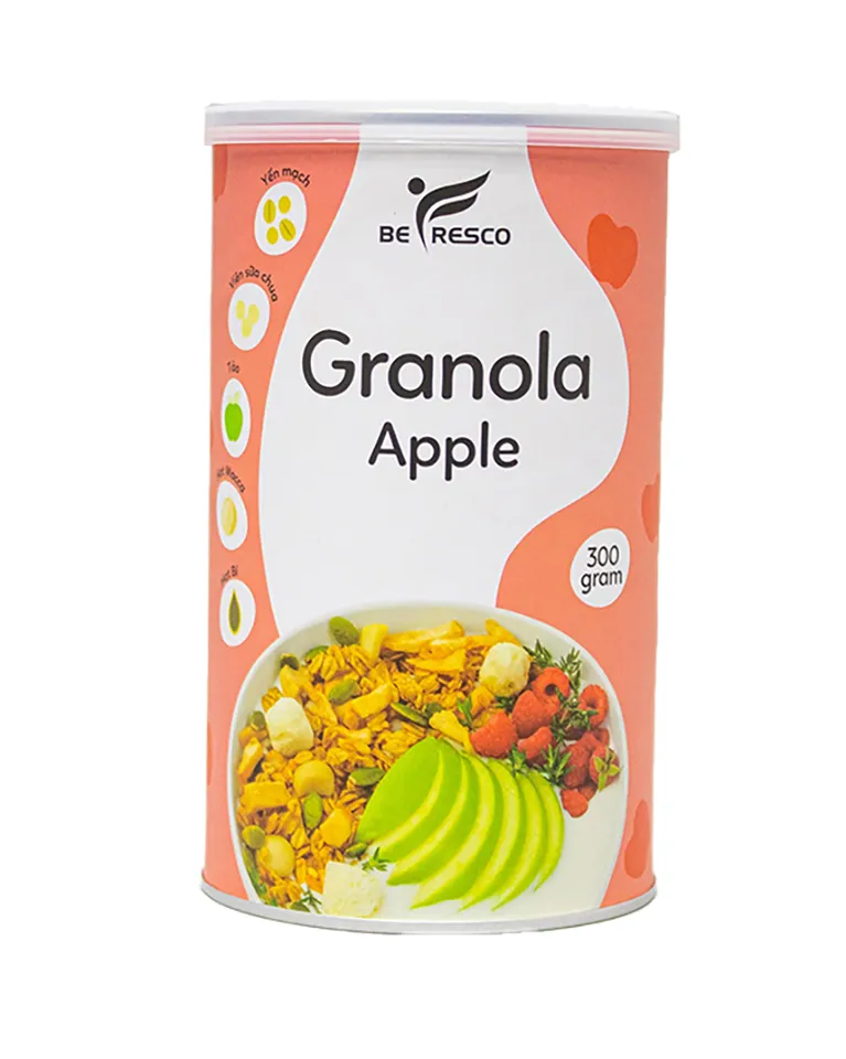 Ngũ cốc granola apple 300gr ăn ngon giàu năng lượng