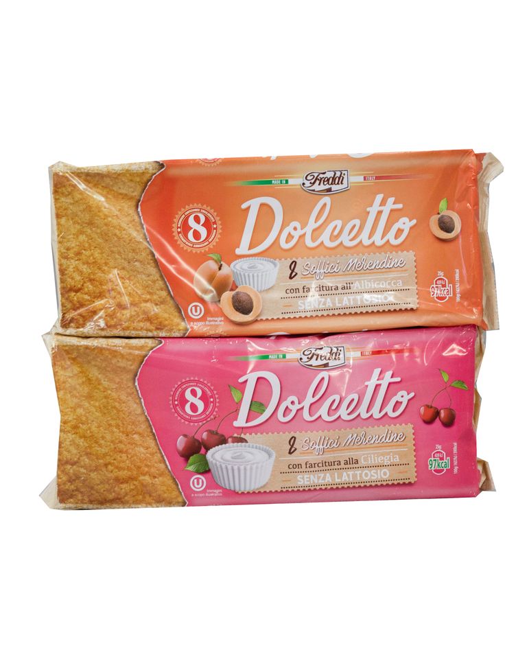 Bánh bông lan freddi dolcetto 200gr_vị trái cây