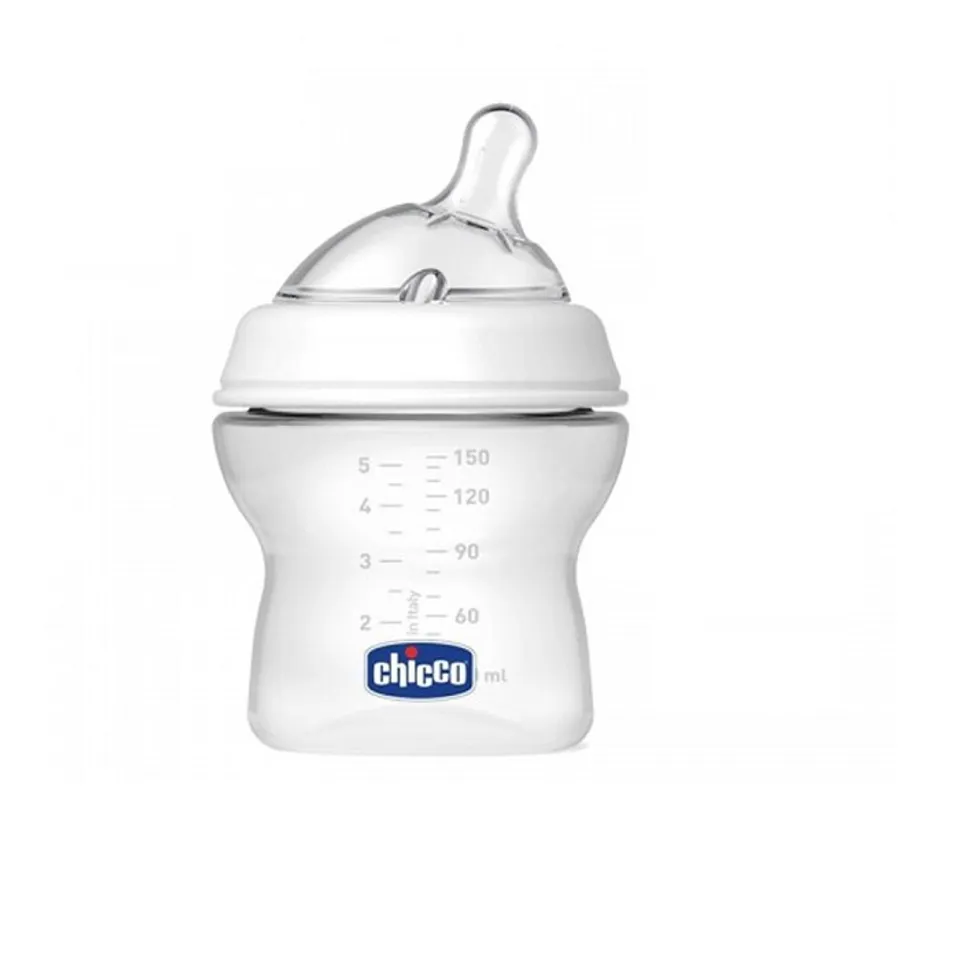 Bình sữa núm nghiêng Pisa Natural Feeling Chicco 150ml