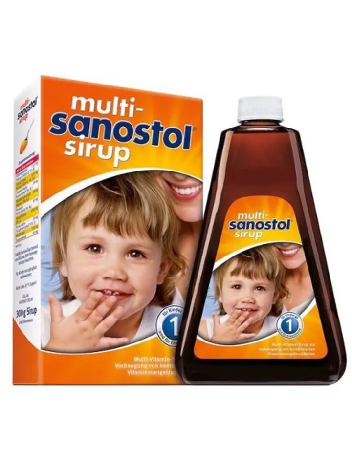 Siro Vitamin Tổng Hợp Sanostol 1 - Giúp Tăng Sức Đề Kháng Cho Bé