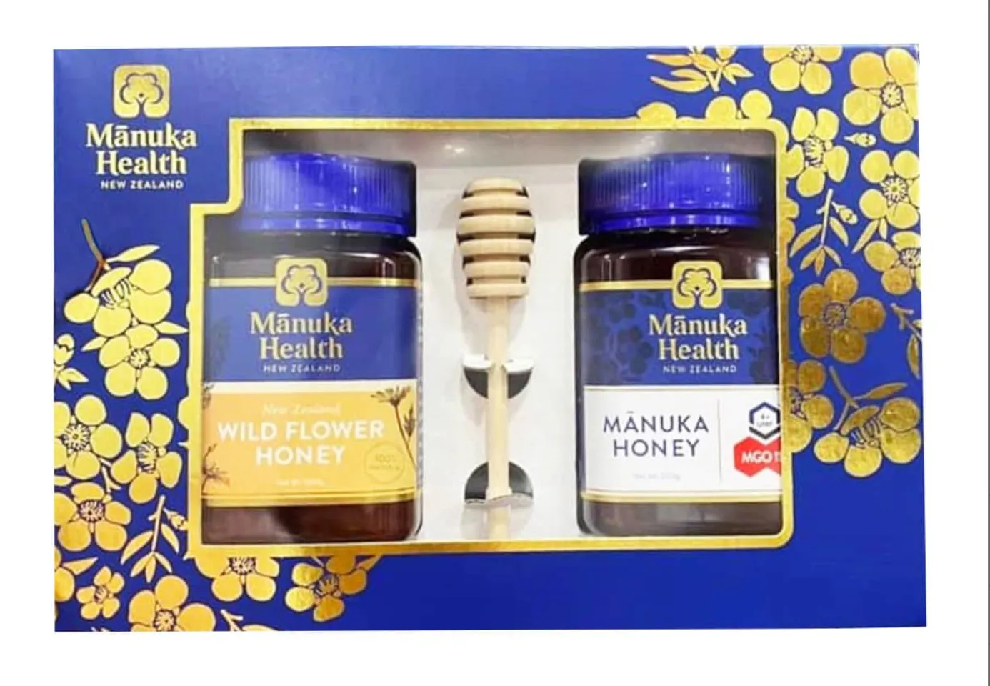 Set mật ong Manuka Health MGO 115+ & mật ong rừng Wild Flower Honey