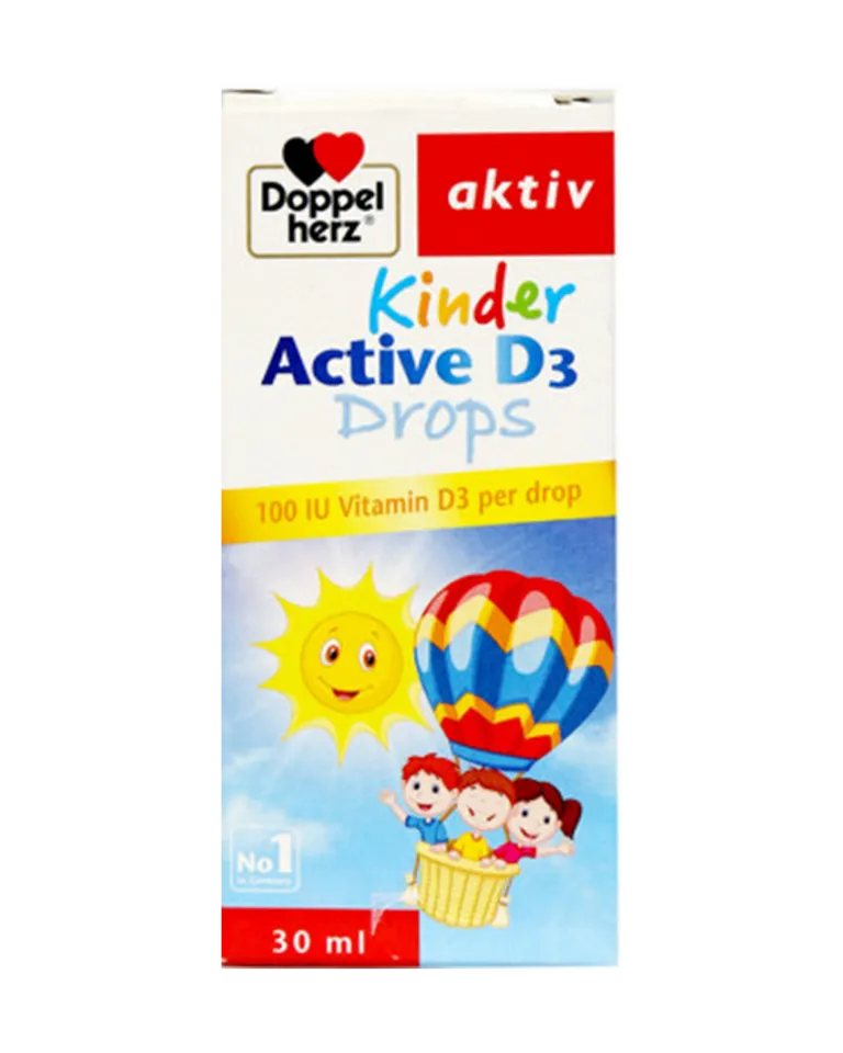 Siro Doppelherz Aktiv Kinder Active D3 Drops hỗ trợ bổ sung vitamin D3