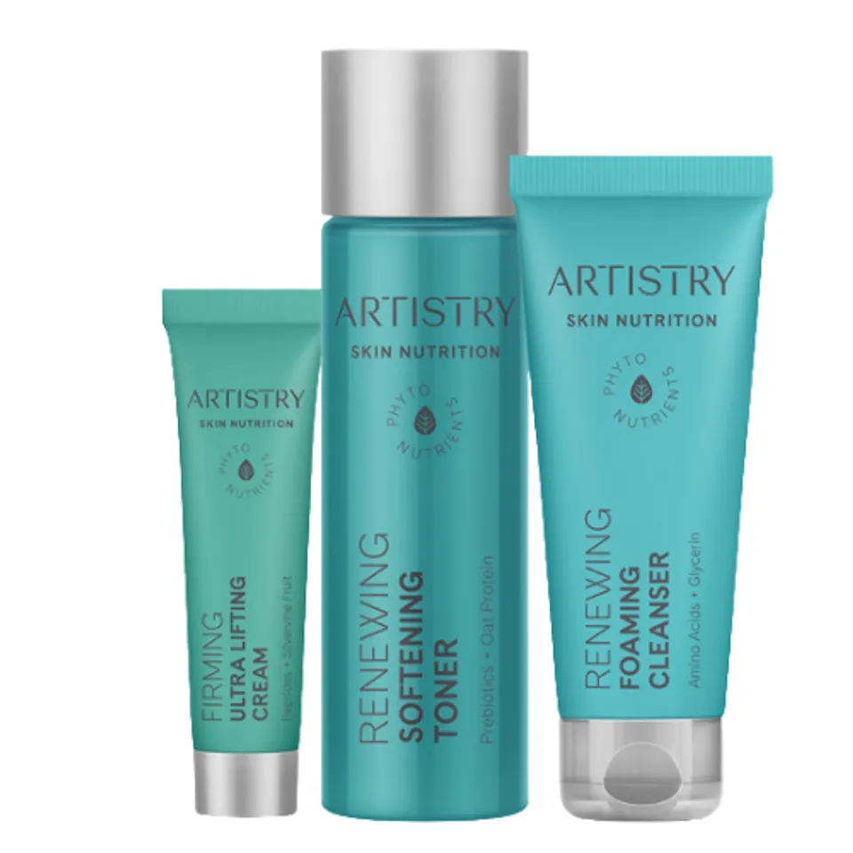 Bộ sản phẩm Mini làm săn chắc da Artistry Mini-Set, Sữa rửa mặt Artistry Skin Nutrition Renewing Foaming Cleanser(125ml)