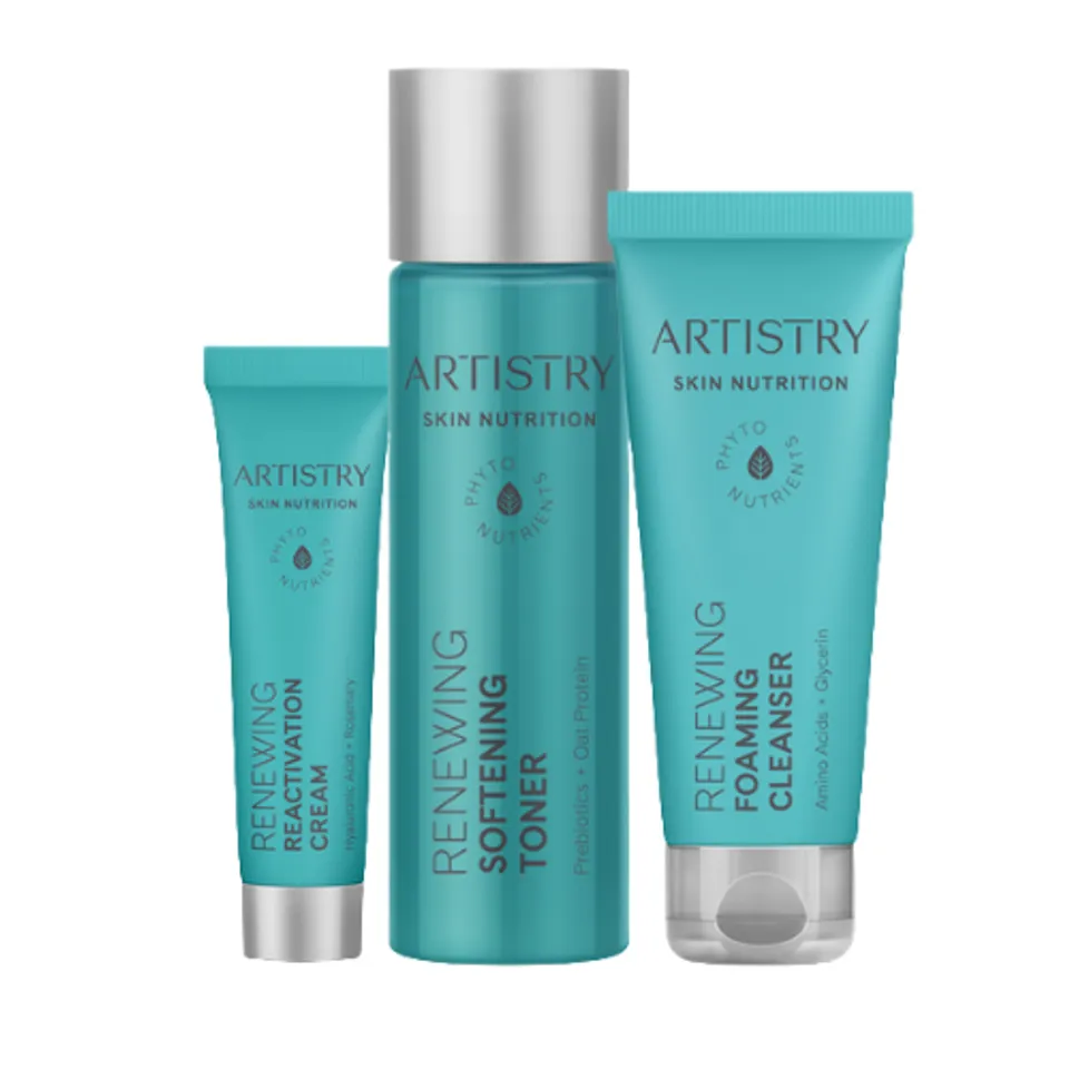 Bộ sản phẩm Mini làm mới làn da Artistry Skin Mini-Set, Kem dưỡng da Artistry Skin Nutrition Renewing Reactivation Cream