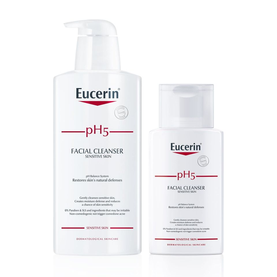 Sữa Rửa Mặt Eucerin Facial Cleanser Sensitive Skin