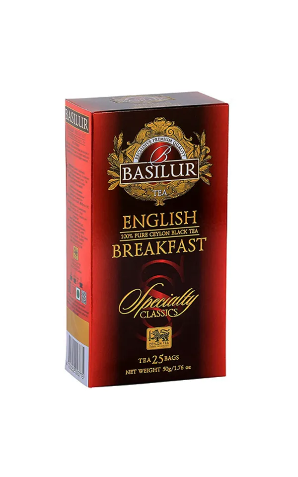 Trà Đen Basilur English Breakfast - Specially Classic - Túi Lọc