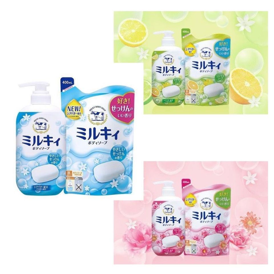 Sữa Tắm Milky Body Soap Hương Hoa - Set sữa tắm Milky nổi tiếng