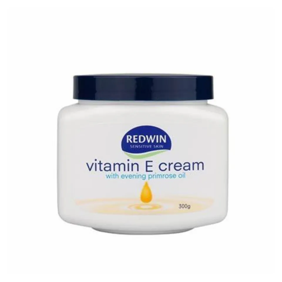 Kem dưỡng ẩm Redwin vitamin e tinh dầu hoa anh thảo Úc hũ 300g