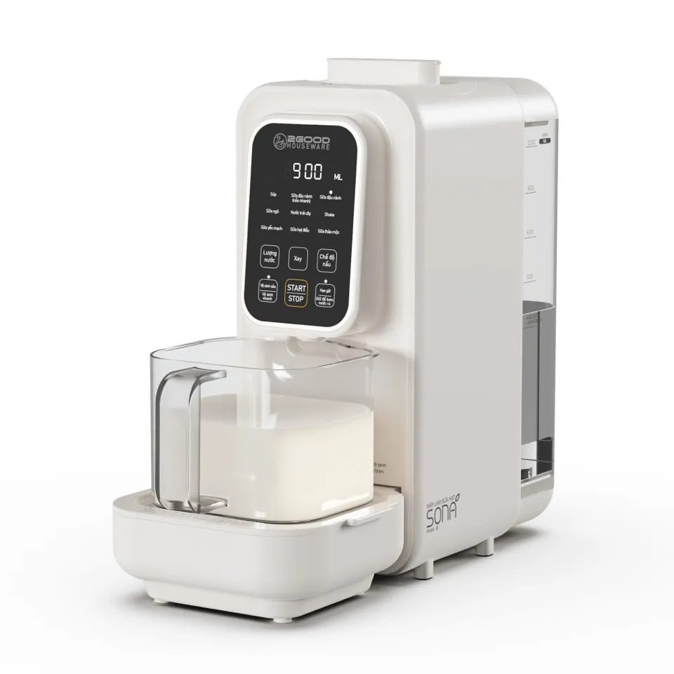 Máy làm sữa hạt 2Good Sona i8 9 chế độ nấu và vệ sinh tự động