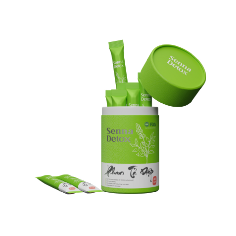 Phan Tả Diệp Senna Detox PK Pharma - Hỗ Trợ Tiêu Hóa, Thải Độc, Cải Thiện Nhuận Tràng, Làm Đẹp Da - Sản Phẩm Dinh Dưỡng Từ Thiên Nhiên