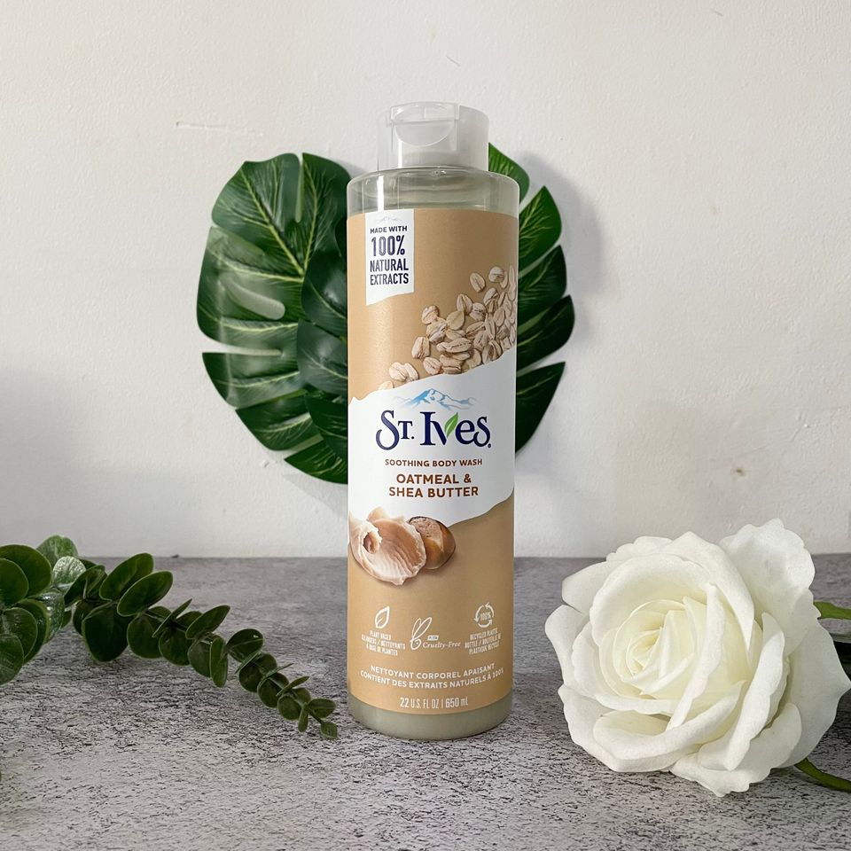 Sữa Tắm Yến Mạch Và Bơ Oatmeal And Shea Butter St Ives 650ml Chiakivn