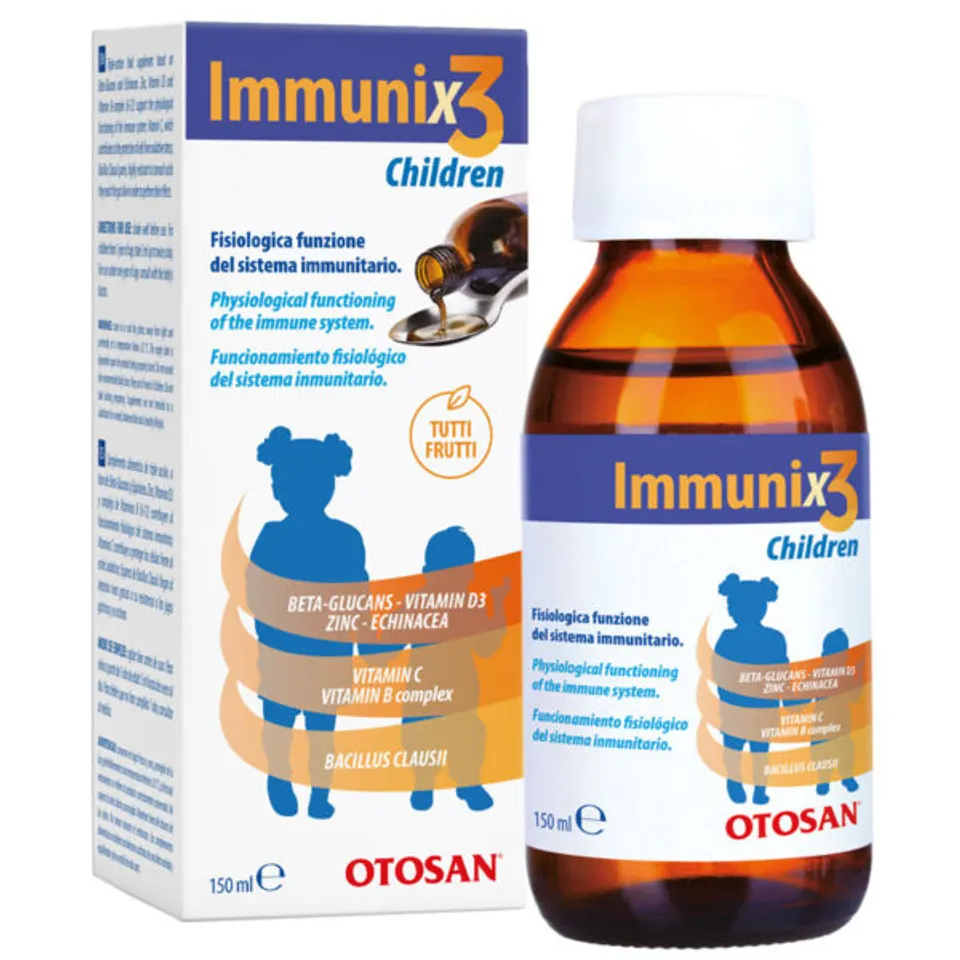 Siro Immunix3 Children - Hỗ trợ tăng cường sức khỏe, tăng sức đề kháng