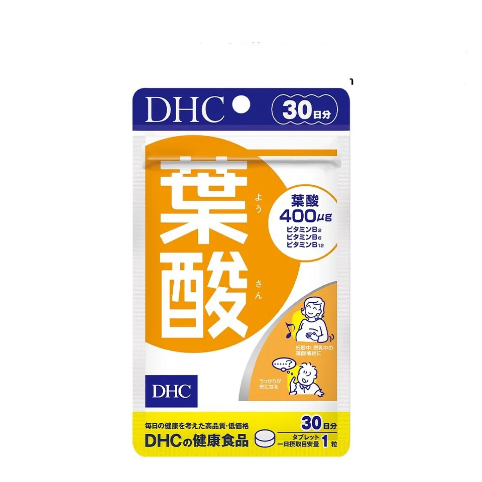 Viên uống bổ sung Folic Acid DHC Nhật Bản dành cho bà bầu 30 viên