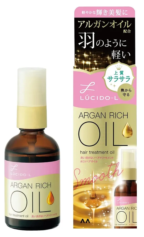 Tinh dầu dưỡng mượt tóc cho chị em Lucido-L Nhật Bản, Vàng