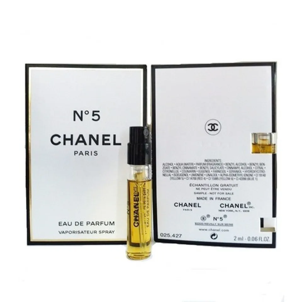 Mẫu thử Vial Nước hoa nữ Chanel No5, Coco Mademoiselle, Chance, No5