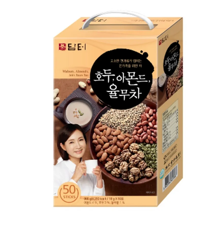 Bột ngũ cốc Damtuh hộp 50 gói Hàn quốc - 900g