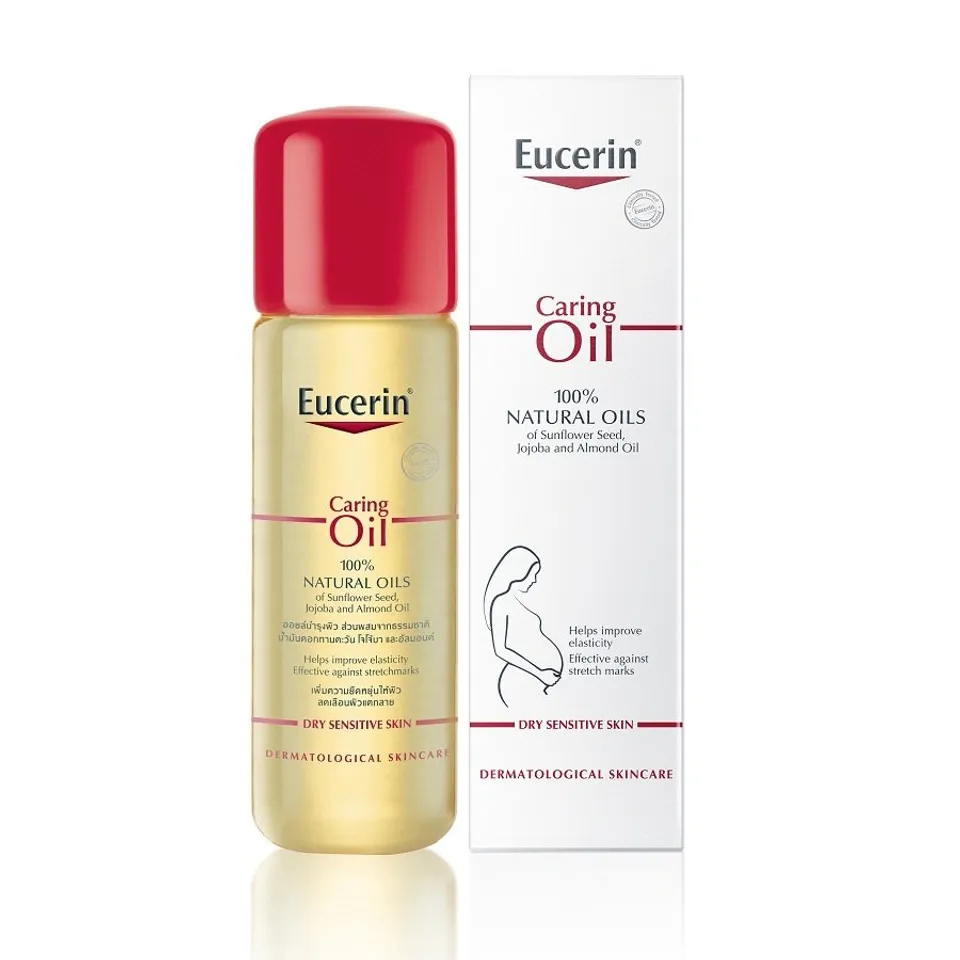 Eucerin - Dầu Dưỡng Giảm Rạn Da Natural Caring Oil 125ml