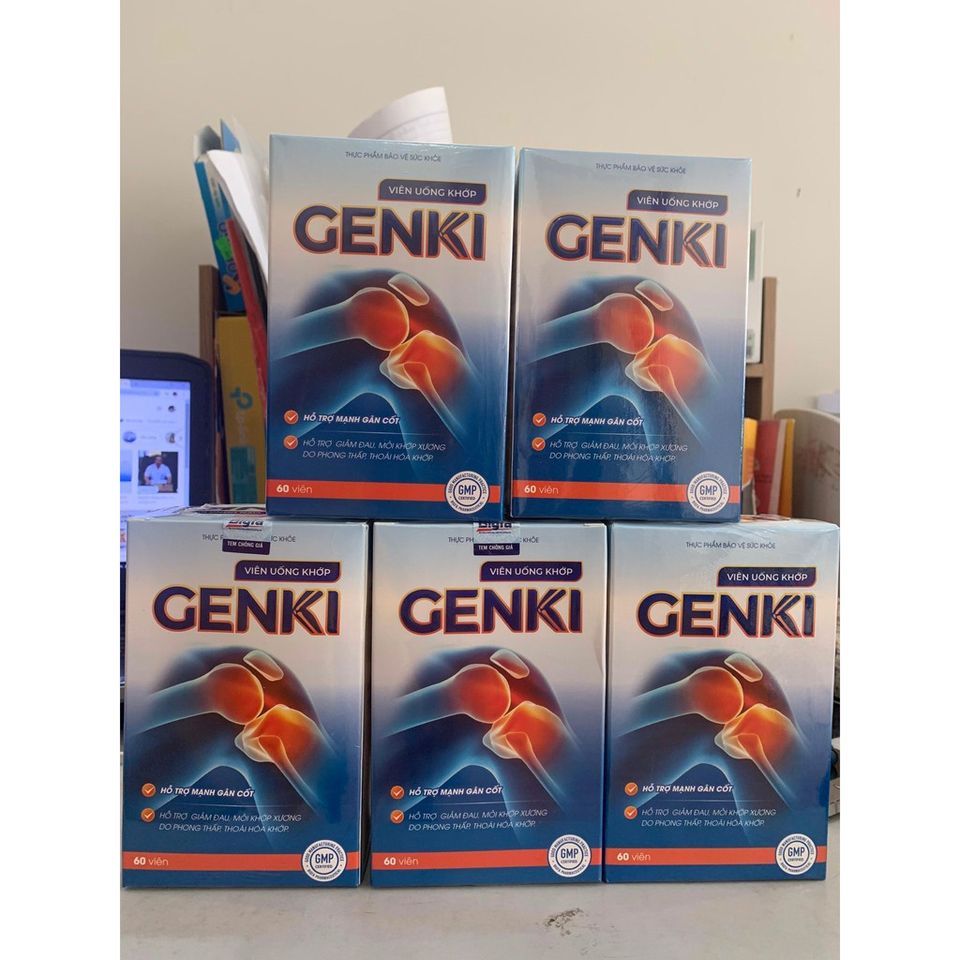 Viên uống Genki Giúp Mạnh Gân Cốt Giảm Đau Mỏi Khớp