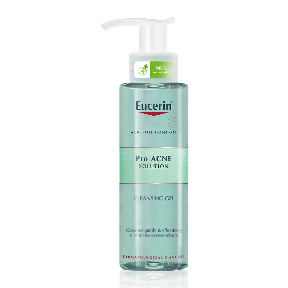 Sữa Rửa Mặt Dạng Gel Eucerin Pro Acne Cleansing Gel, 400ml