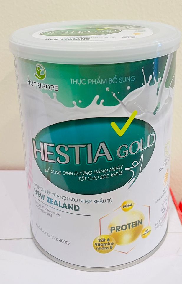 Sữa Bột Hestia Gold 400g - Dinh Dưỡng Tăng Cường Cho Người Phẫu Thuật & Bệnh Nhân Ăn Uống Kém
