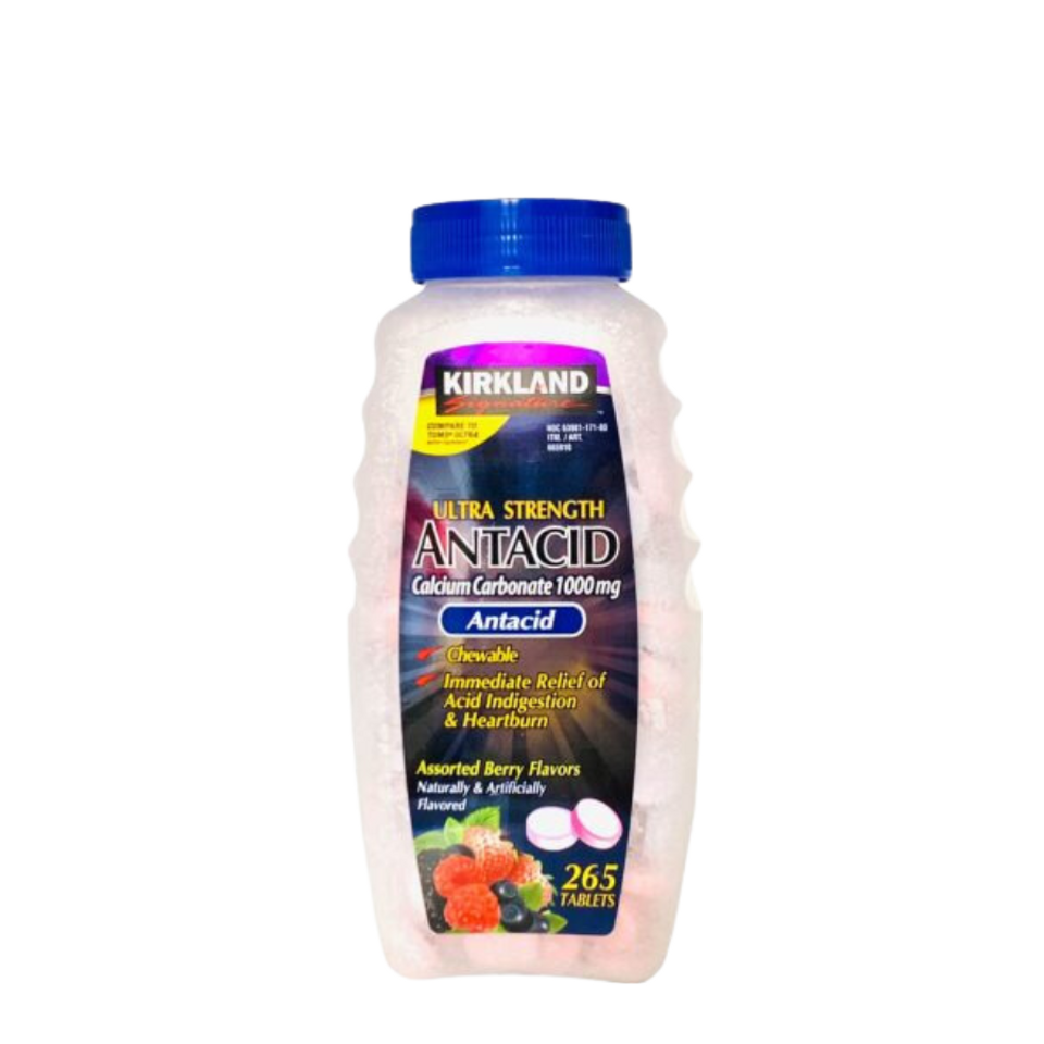 Kẹo chống đầy hơi Kirkland Ultra Strength Antacid 1000mg 265 viên