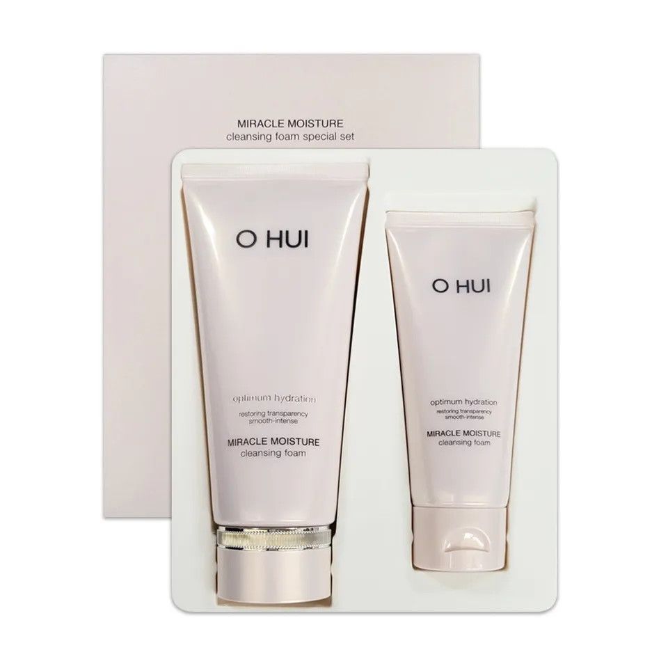 Sữa Rửa Mặt Ohui Miracle Moisture Cleansing Foam - Sạch Sâu, Dưỡng Ẩm, Cho Da Sáng Mịn - Dành Cho Tất Cả Các Loại Da