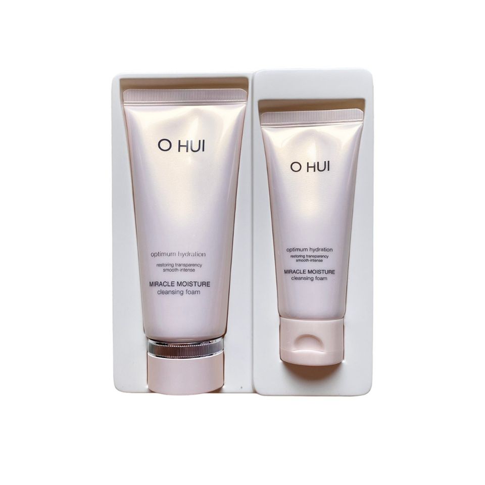 Sữa Rửa Mặt Ohui Miracle Moisture Cleansing Foam - Sạch Sâu, Dưỡng Ẩm, Cho Da Sáng Mịn - Dành Cho Tất Cả Các Loại Da
