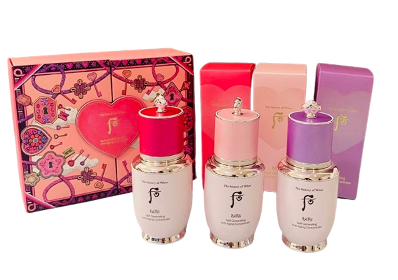 Set 3 chai Tinh Chất Tự Sinh Whoo Bichup Self Generating Concentrate