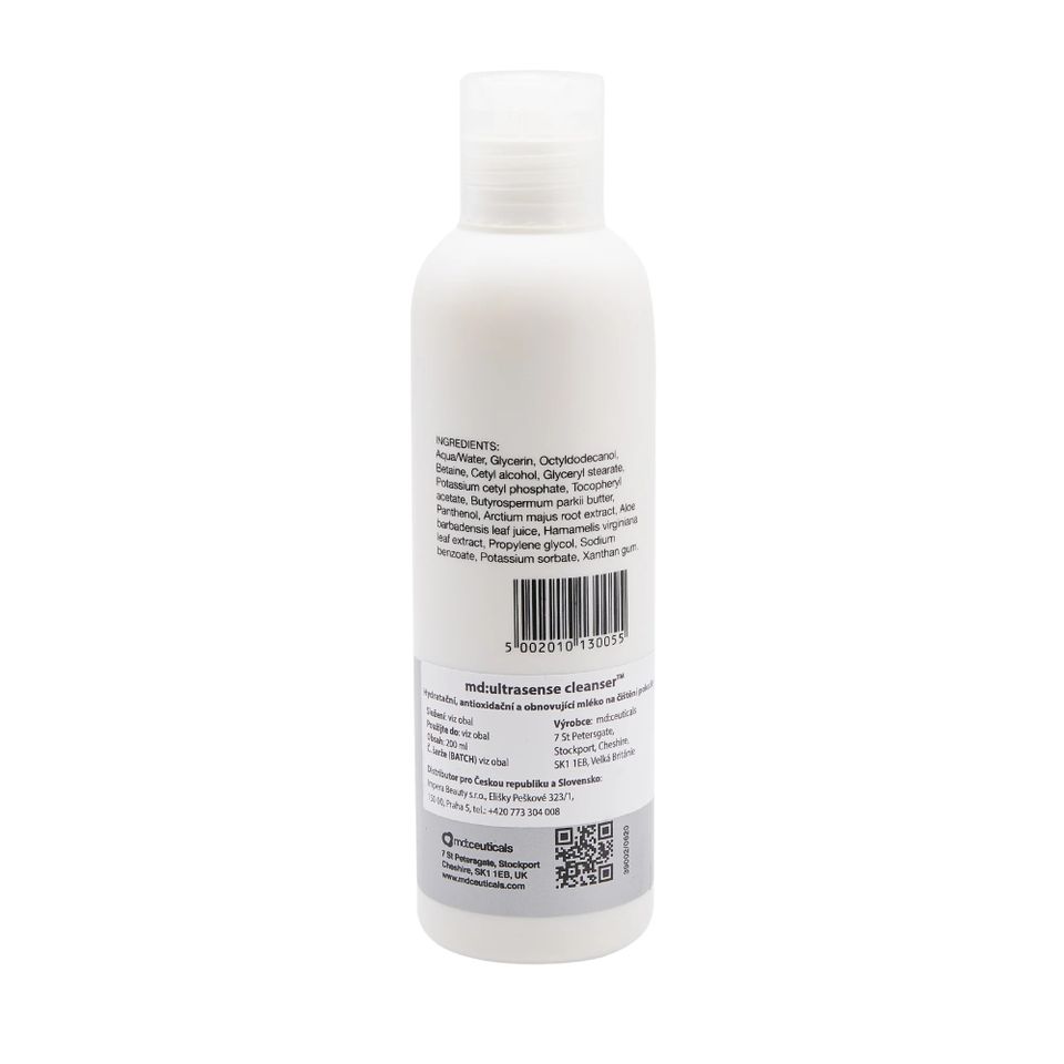 Sữa Rửa Mặt Md:Ceuticals Ultrasense Cleanser - Làm Sạch Da Mặt Tự Nhiên, Chống Oxy Hóa, Dưỡng Ẩm Cho Mọi Loại Da