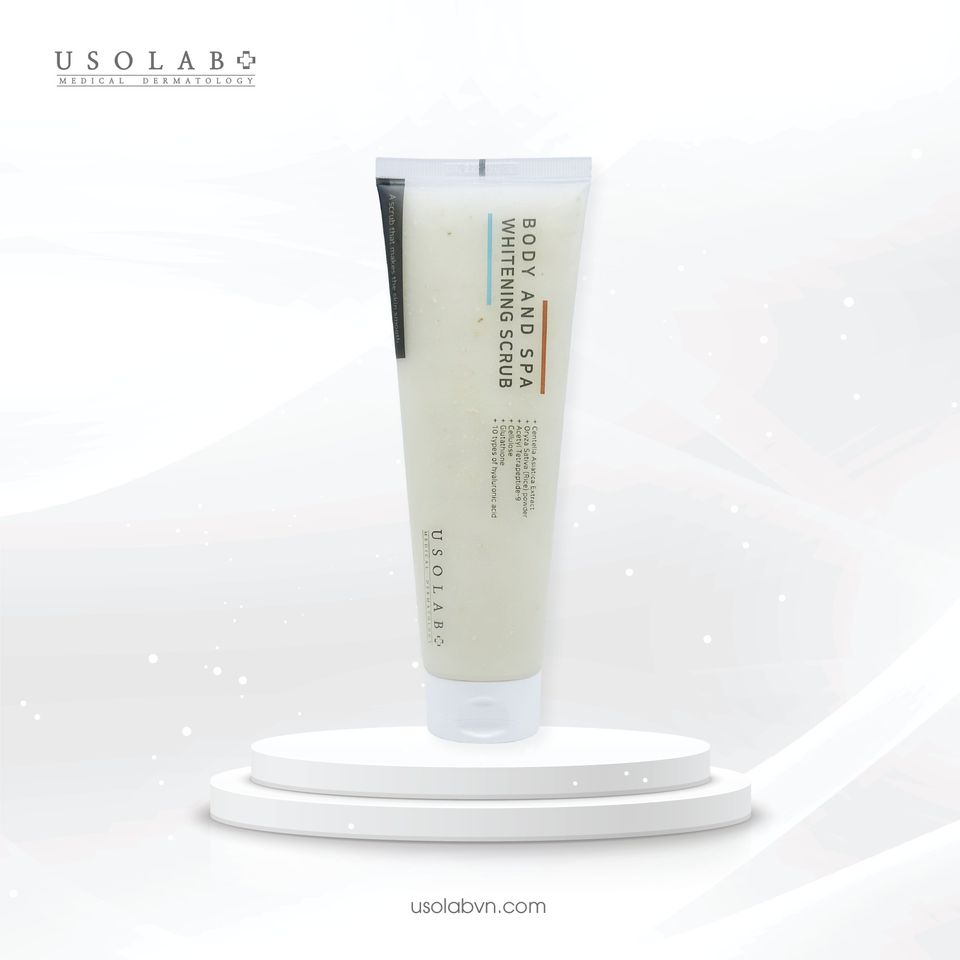 Kem Tẩy Tế Bào Chết Usolab Body & Spa 200ml - Giúp Da Sáng Mịn, Làm Sạch, Giảm Mụn Lưng, Dưỡng Ẩm, Hàn Quốc