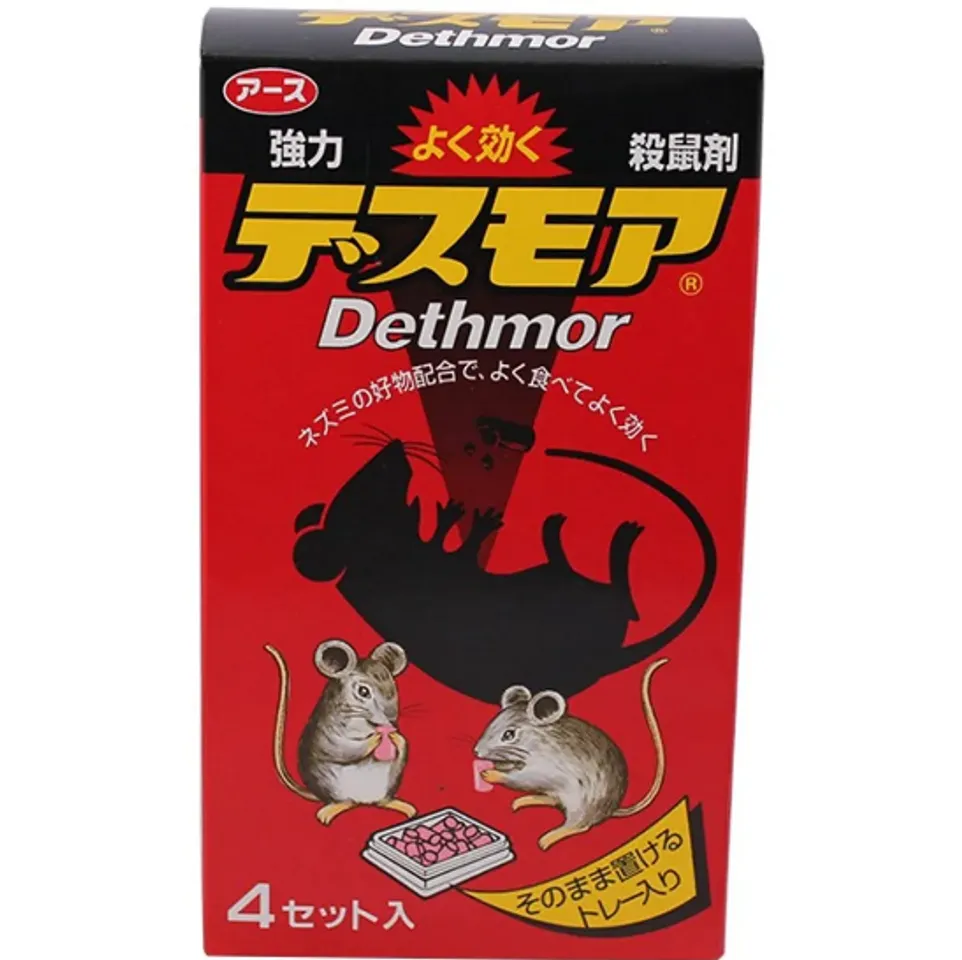 Viên diệt chuột Nhật Bản Dethmor hộp 4 vỉ