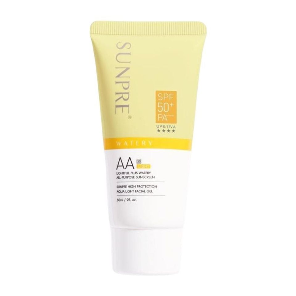 Kem Chống Nắng Không Màu Mona Frema SUNPRE Aqua Light Facial Gel SPF 50+ - Bảo Vệ Da Tự Nhiên, Dạng Lỏng, 60ml