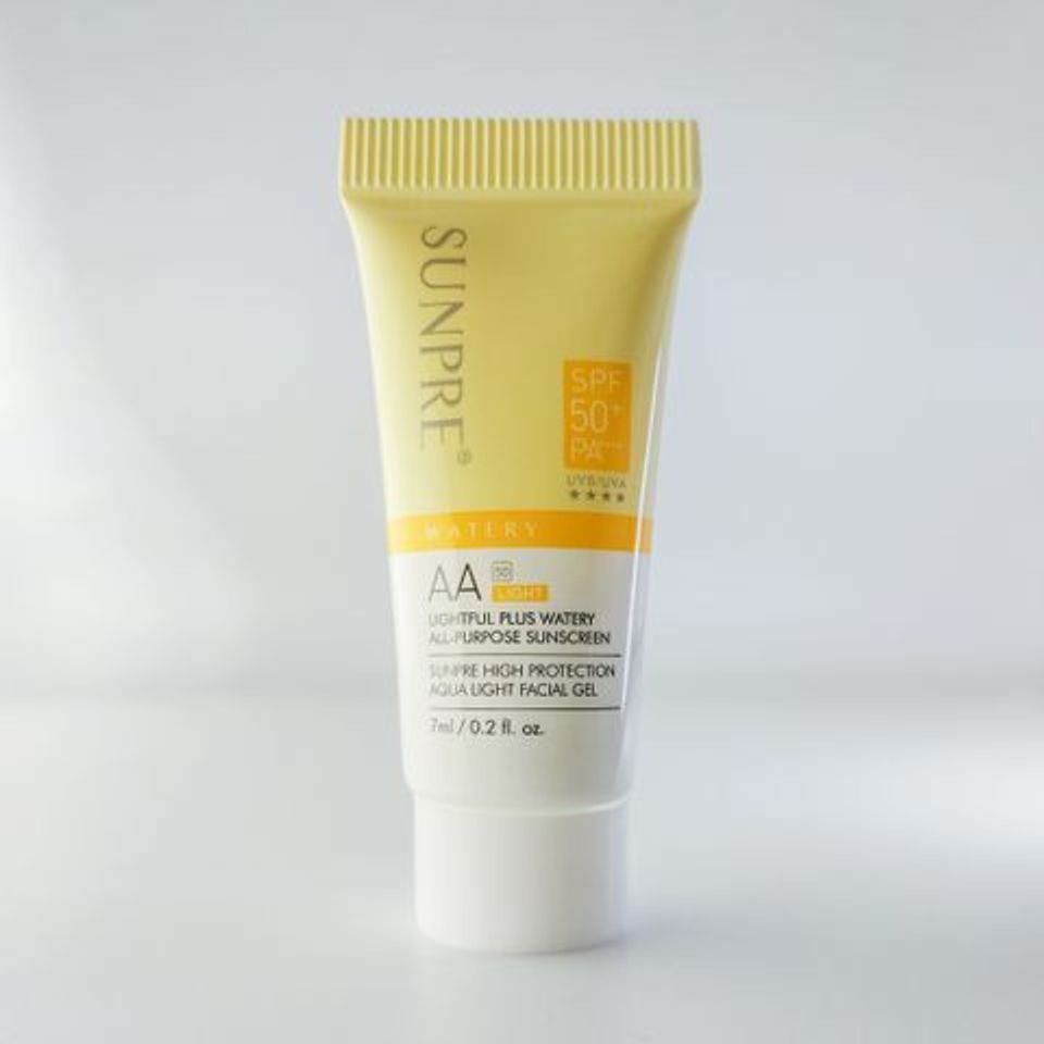 Kem Chống Nắng Không Màu Mona Frema SUNPRE Aqua Light Facial Gel SPF 50+ - Bảo Vệ Da Tự Nhiên, Dạng Lỏng, 60ml