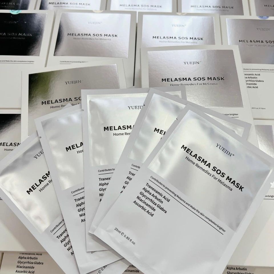 Mặt Nạ Melasma SOS Yuejin - Giúp Trắng Da, Mờ Thâm Nám, Dưỡng Ẩm, Chống Lão Hóa Da, Sản Phẩm Chăm Sóc Da Tại Nhà