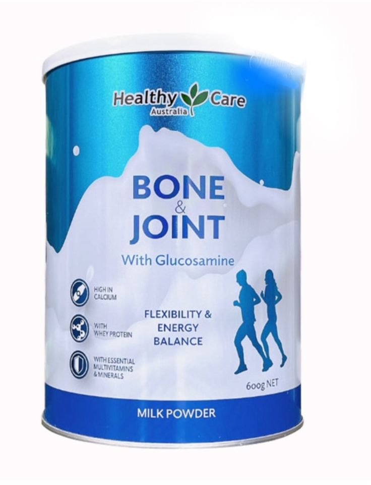Sữa Bột Healthy Care Bone & Joint 600g - Hỗ Trợ Xương Khớp với Glucosamine, Vitamin D3 - Sản Phẩm Từ Úc, Dinh Dưỡng Cho Người Cao Tuổi